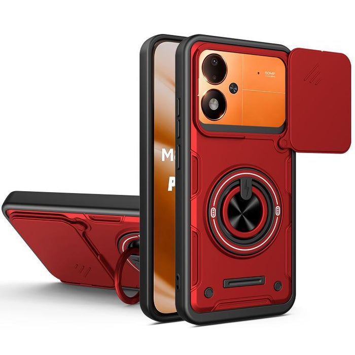 Funda para teléfono multifuncional Camshield con soporte deslizante para anillo, For Xiaomi 17 Pro Max, For Xiaomi 17 Pro, For Xiaomi 17, For Xiaomi 15T Pro 5G, For Xiaomi 15T 5G