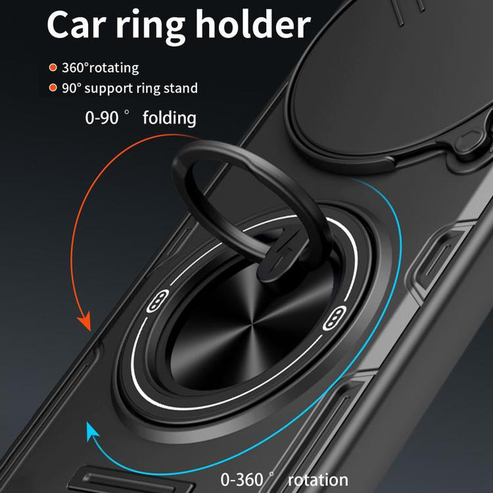 Funda para teléfono multifuncional Camshield con soporte deslizante para anillo, For Redmi Note 15 Pro+ 5G Global 163.3mm, For Redmi Note 15 4G / 5G Global 164mm, For Redmi Note 15 Pro 4G Global 163.2mm, For Redmi Note 15 Pro 5G Global 163.6mm