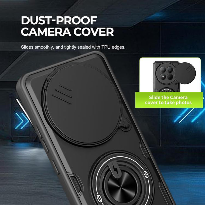 Funda para teléfono multifuncional Camshield con soporte deslizante para anillo, For Redmi Note 15 Pro+ 5G Global 163.3mm, For Redmi Note 15 4G / 5G Global 164mm, For Redmi Note 15 Pro 4G Global 163.2mm, For Redmi Note 15 Pro 5G Global 163.6mm