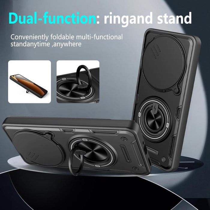 Funda para teléfono multifuncional Camshield con soporte deslizante para anillo, For Redmi Note 15 Pro+ 5G Global 163.3mm, For Redmi Note 15 4G / 5G Global 164mm, For Redmi Note 15 Pro 4G Global 163.2mm, For Redmi Note 15 Pro 5G Global 163.6mm