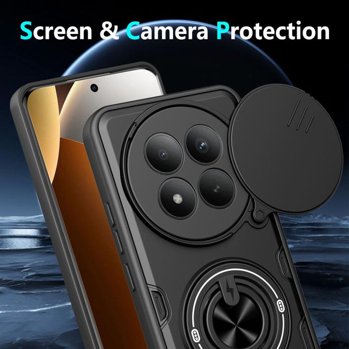 Funda para teléfono multifuncional Camshield con soporte deslizante para anillo, For Redmi Note 15 Pro+ 5G Global 163.3mm, For Redmi Note 15 4G / 5G Global 164mm, For Redmi Note 15 Pro 4G Global 163.2mm, For Redmi Note 15 Pro 5G Global 163.6mm