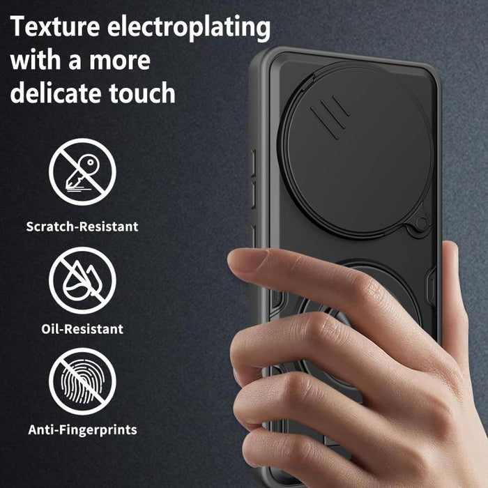 Funda para teléfono multifuncional Camshield con soporte deslizante para anillo, For Redmi Note 15 Pro+ 5G Global 163.3mm, For Redmi Note 15 4G / 5G Global 164mm, For Redmi Note 15 Pro 4G Global 163.2mm, For Redmi Note 15 Pro 5G Global 163.6mm