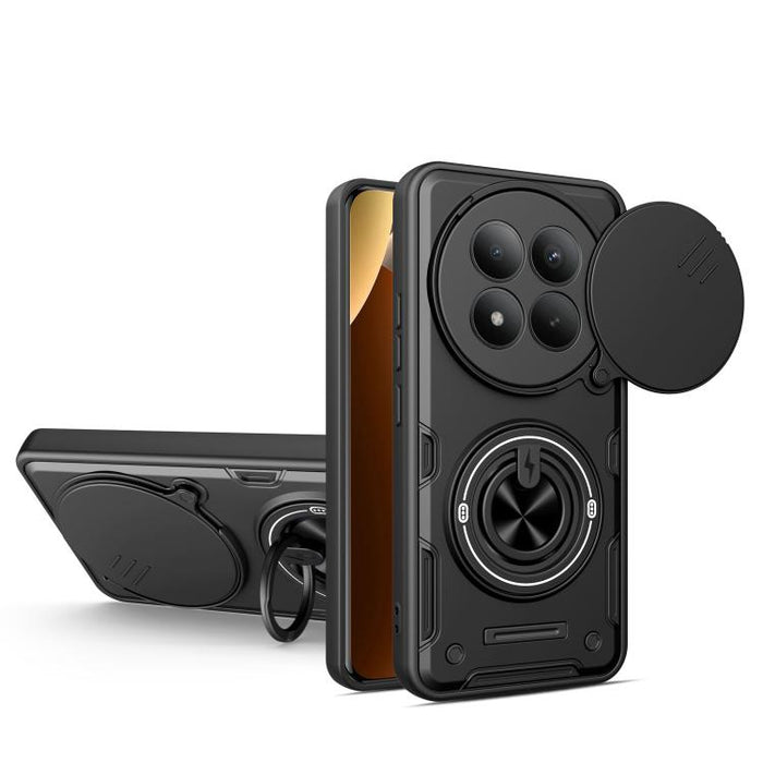 Funda para teléfono multifuncional Camshield con soporte deslizante para anillo, For Redmi Note 15 Pro+ 5G Global 163.3mm, For Redmi Note 15 4G / 5G Global 164mm, For Redmi Note 15 Pro 4G Global 163.2mm, For Redmi Note 15 Pro 5G Global 163.6mm