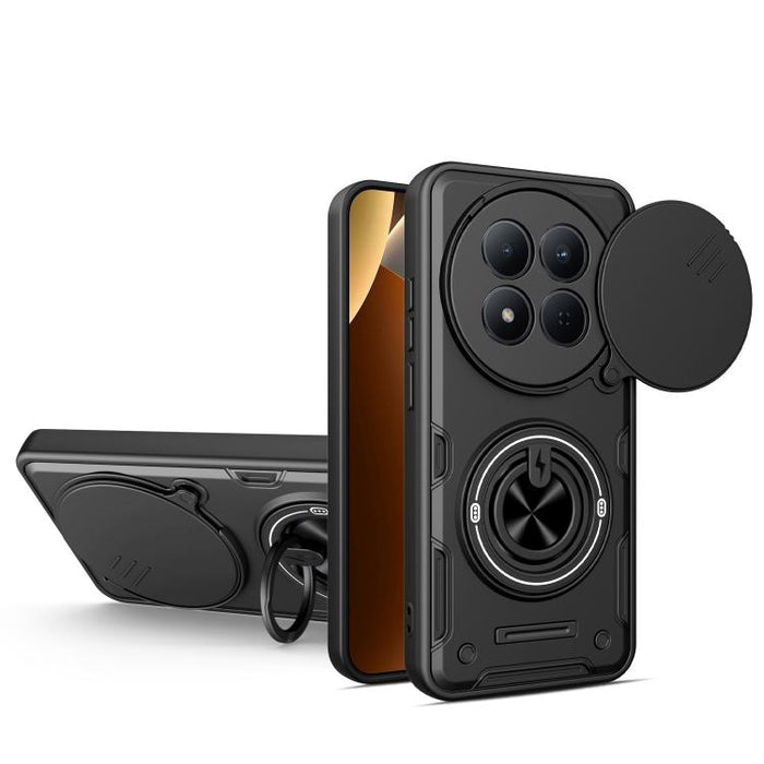 Funda para teléfono multifuncional Camshield con soporte deslizante para anillo, For Redmi Note 15 Pro+ 5G Global 163.3mm, For Redmi Note 15 4G / 5G Global 164mm, For Redmi Note 15 Pro 4G Global 163.2mm, For Redmi Note 15 Pro 5G Global 163.6mm
