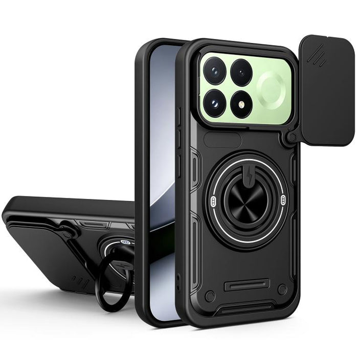 Funda para teléfono multifuncional Camshield con soporte deslizante para anillo, For Redmi Note 15 Pro+ 5G Global 163.3mm, For Redmi Note 15 4G / 5G Global 164mm, For Redmi Note 15 Pro 4G Global 163.2mm, For Redmi Note 15 Pro 5G Global 163.6mm