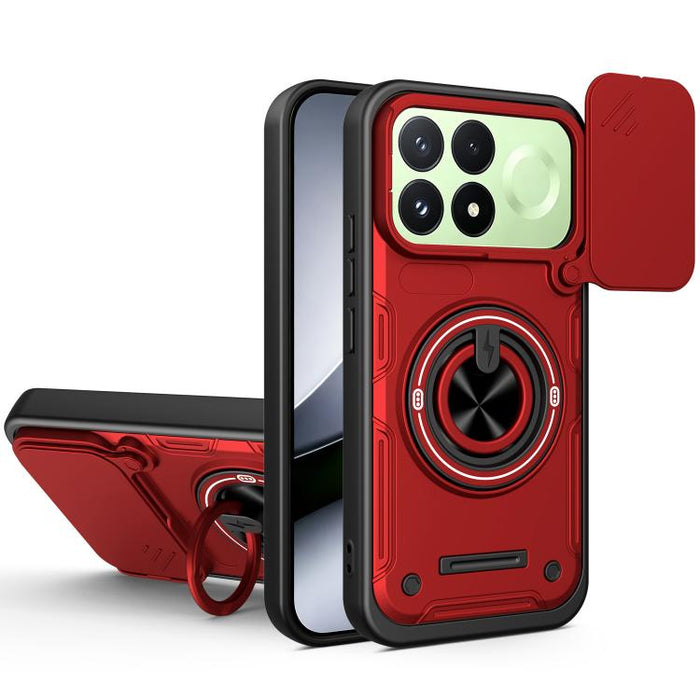 Funda para teléfono multifuncional Camshield con soporte deslizante para anillo, For Redmi Note 15 Pro+ 5G Global 163.3mm, For Redmi Note 15 4G / 5G Global 164mm, For Redmi Note 15 Pro 4G Global 163.2mm, For Redmi Note 15 Pro 5G Global 163.6mm