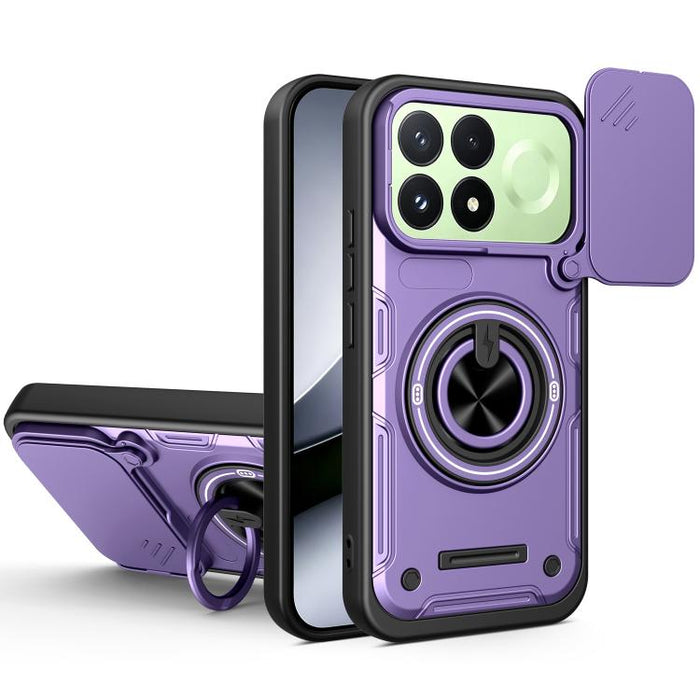 Funda para teléfono multifuncional Camshield con soporte deslizante para anillo, For Redmi Note 15 Pro+ 5G Global 163.3mm, For Redmi Note 15 4G / 5G Global 164mm, For Redmi Note 15 Pro 4G Global 163.2mm, For Redmi Note 15 Pro 5G Global 163.6mm