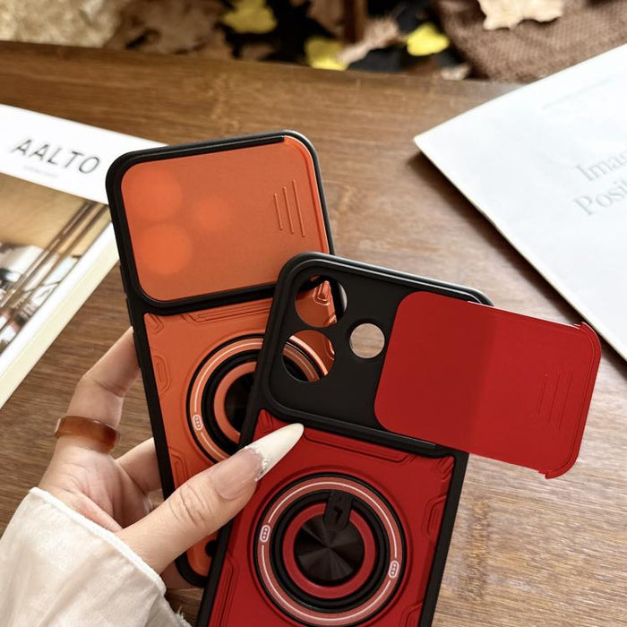 Funda para teléfono multifuncional Camshield con soporte deslizante para anillo, For Redmi Note 15 Pro+ 5G Global 163.3mm, For Redmi Note 15 4G / 5G Global 164mm, For Redmi Note 15 Pro 4G Global 163.2mm, For Redmi Note 15 Pro 5G Global 163.6mm