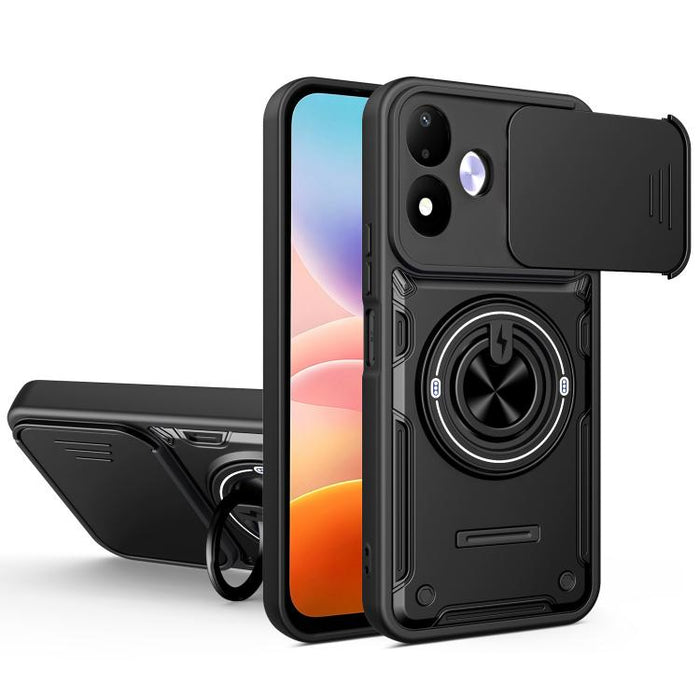 Funda para teléfono multifuncional Camshield con soporte deslizante para anillo, For Redmi Note 15 Pro+ 5G Global 163.3mm, For Redmi Note 15 4G / 5G Global 164mm, For Redmi Note 15 Pro 4G Global 163.2mm, For Redmi Note 15 Pro 5G Global 163.6mm