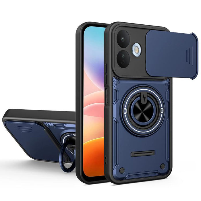Funda para teléfono multifuncional Camshield con soporte deslizante para anillo, For Redmi Note 15 Pro+ 5G Global 163.3mm, For Redmi Note 15 4G / 5G Global 164mm, For Redmi Note 15 Pro 4G Global 163.2mm, For Redmi Note 15 Pro 5G Global 163.6mm