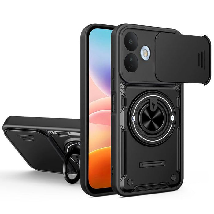 Funda para teléfono multifuncional Camshield con soporte deslizante para anillo, For Redmi Note 15 Pro+ 5G Global 163.3mm, For Redmi Note 15 4G / 5G Global 164mm, For Redmi Note 15 Pro 4G Global 163.2mm, For Redmi Note 15 Pro 5G Global 163.6mm