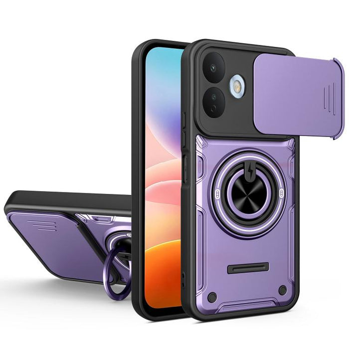 Funda para teléfono multifuncional Camshield con soporte deslizante para anillo, For Redmi Note 15 Pro+ 5G Global 163.3mm, For Redmi Note 15 4G / 5G Global 164mm, For Redmi Note 15 Pro 4G Global 163.2mm, For Redmi Note 15 Pro 5G Global 163.6mm