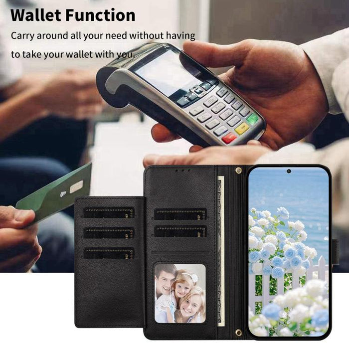 Cartera con cremallera y estampado de mariposas y flores, funda para teléfono de piel vegana con correa., For Redmi 15a 5G, For Redmi Turbo 5 Max / Poco X8 Pro Max, For Redmi Turbo 5 / Poco X8 Pro 5G, For Redmi Note 15 Pro+ Global 163.3mm              ...