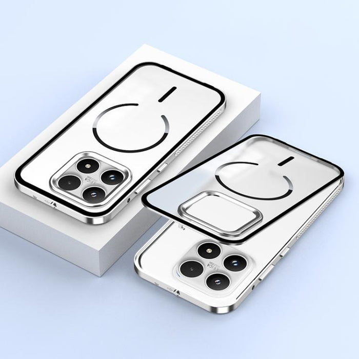 Funda para teléfono MagSafe de un solo lado con cierre a presión, marco metálico y acabado mate., For Xiaomi 17 Max 5G