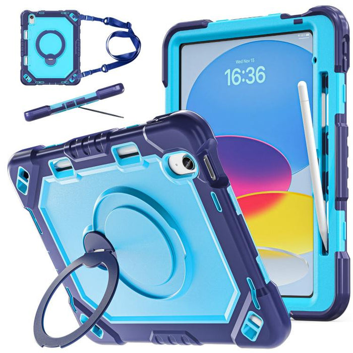 Funda resistente para tablet con ranura para lápiz, correa y soporte., For iPad Air 11 2026 / 2025 / 2024, For iPad 2025 / 2022