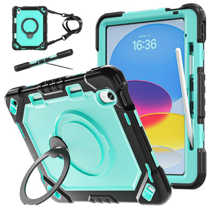 Funda resistente para tablet con ranura para lápiz, correa y soporte., For iPad Air 11 2026 / 2025 / 2024, For iPad 2025 / 2022