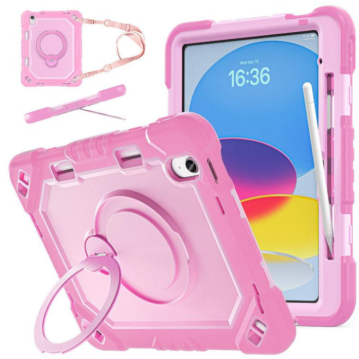 Funda resistente para tablet con ranura para lápiz, correa y soporte., For iPad Air 11 2026 / 2025 / 2024, For iPad 2025 / 2022