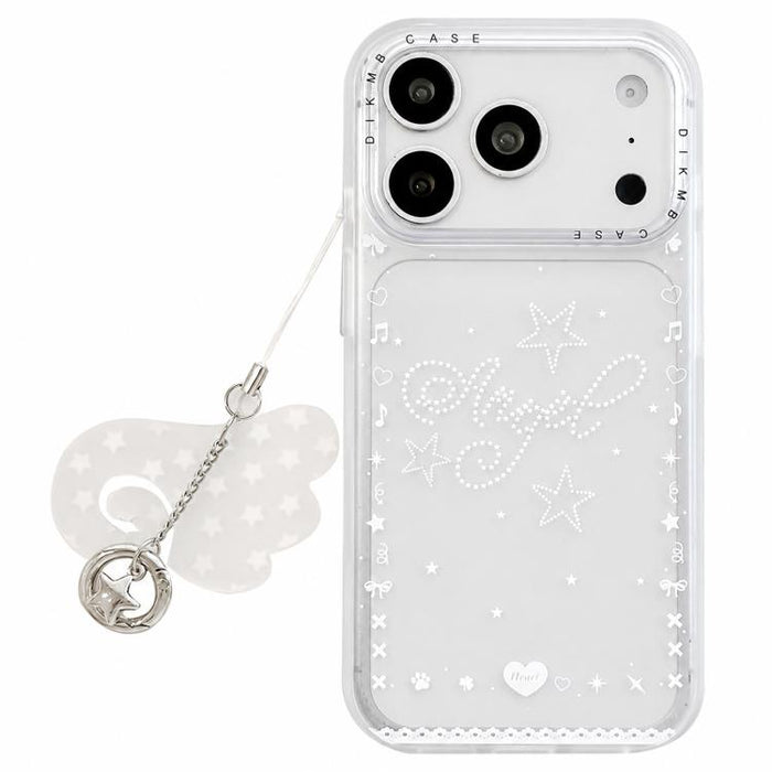 Funda acrílica para teléfono con diseño de dibujos animados esmerilado y tacto suave, con colgante., For iPhone 17 Pro Max, For iPhone 17 Pro, For iPhone 17, For iPhone 16 Pro Max, For iPhone 16 Pro, For iPhone 16, For iPhone 15 Pro Max, For iPhone 15 ...