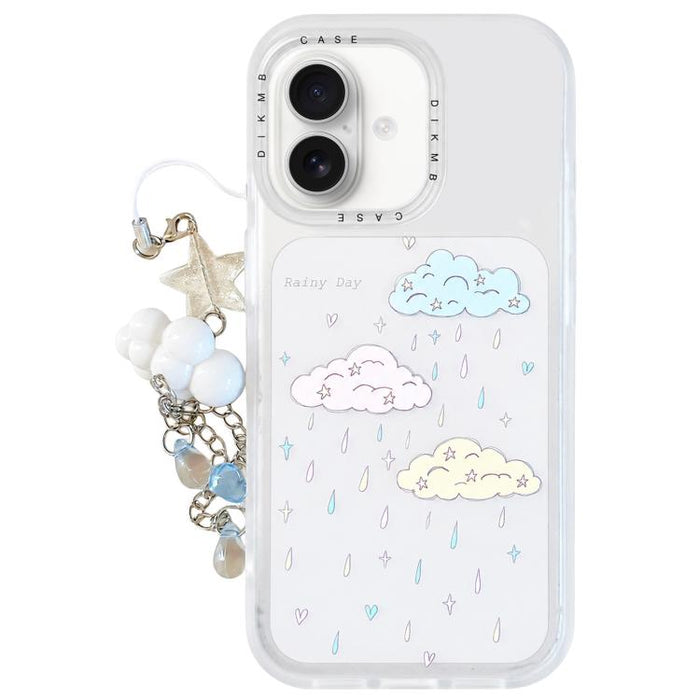 Funda acrílica para teléfono con diseño de dibujos animados esmerilado y tacto suave, con colgante., For iPhone 17 Pro Max, For iPhone 17 Pro, For iPhone 17, For iPhone 16 Pro Max, For iPhone 16 Pro, For iPhone 16, For iPhone 15 Pro Max, For iPhone 15 ...