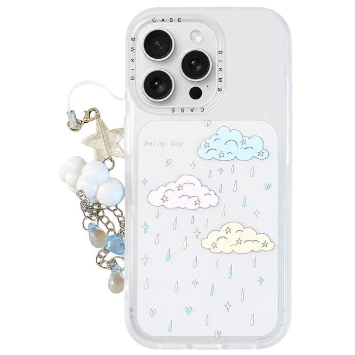 Funda acrílica para teléfono con diseño de dibujos animados esmerilado y tacto suave, con colgante., For iPhone 17 Pro Max, For iPhone 17 Pro, For iPhone 17, For iPhone 16 Pro Max, For iPhone 16 Pro, For iPhone 16, For iPhone 15 Pro Max, For iPhone 15 ...