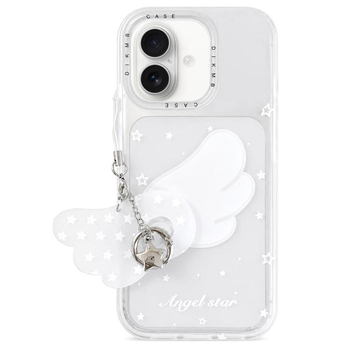 Funda acrílica para teléfono con diseño de dibujos animados esmerilado y tacto suave, con colgante., For iPhone 17 Pro Max, For iPhone 17 Pro, For iPhone 17, For iPhone 16 Pro Max, For iPhone 16 Pro, For iPhone 16, For iPhone 15 Pro Max, For iPhone 15 ...
