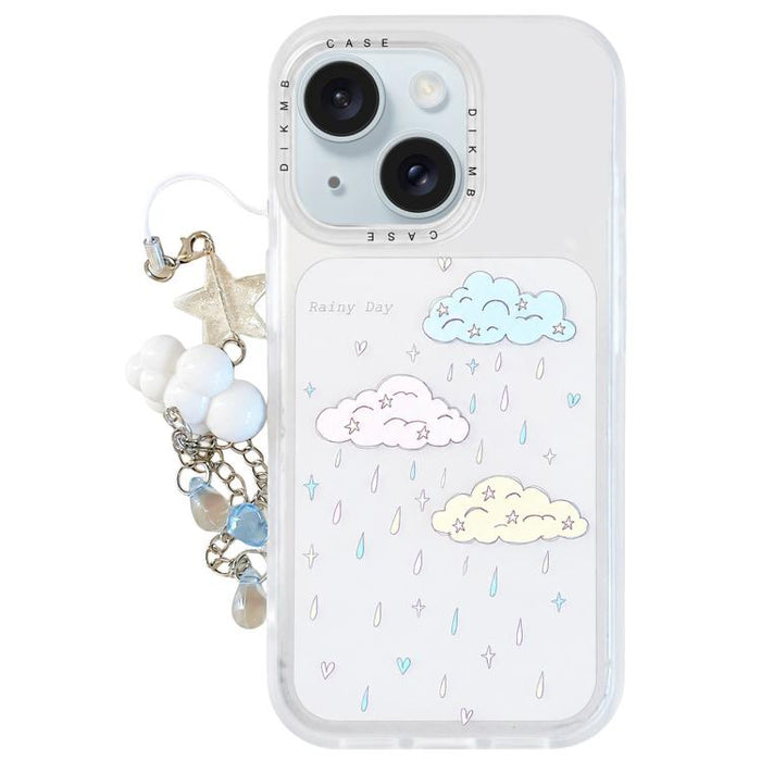 Funda acrílica para teléfono con diseño de dibujos animados esmerilado y tacto suave, con colgante., For iPhone 17 Pro Max, For iPhone 17 Pro, For iPhone 17, For iPhone 16 Pro Max, For iPhone 16 Pro, For iPhone 16, For iPhone 15 Pro Max, For iPhone 15 ...