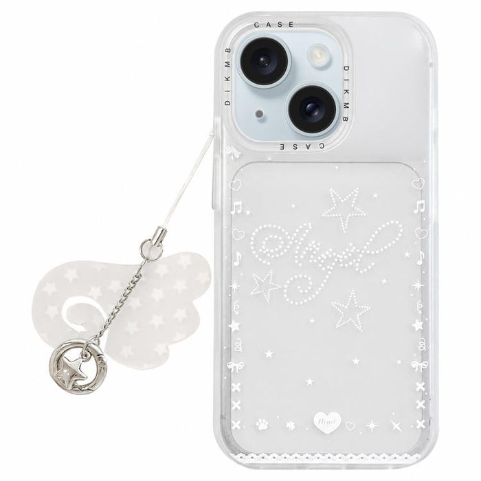 Funda acrílica para teléfono con diseño de dibujos animados esmerilado y tacto suave, con colgante., For iPhone 17 Pro Max, For iPhone 17 Pro, For iPhone 17, For iPhone 16 Pro Max, For iPhone 16 Pro, For iPhone 16, For iPhone 15 Pro Max, For iPhone 15 ...