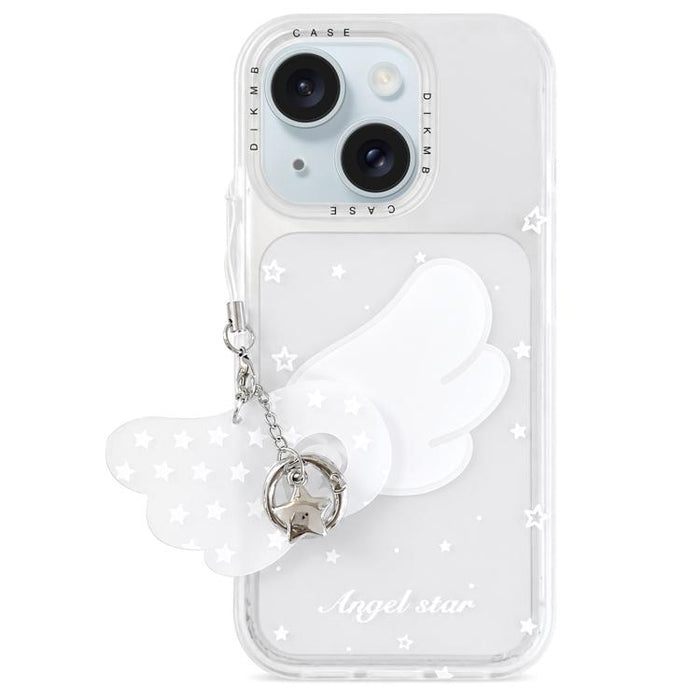 Funda acrílica para teléfono con diseño de dibujos animados esmerilado y tacto suave, con colgante., For iPhone 17 Pro Max, For iPhone 17 Pro, For iPhone 17, For iPhone 16 Pro Max, For iPhone 16 Pro, For iPhone 16, For iPhone 15 Pro Max, For iPhone 15 ...