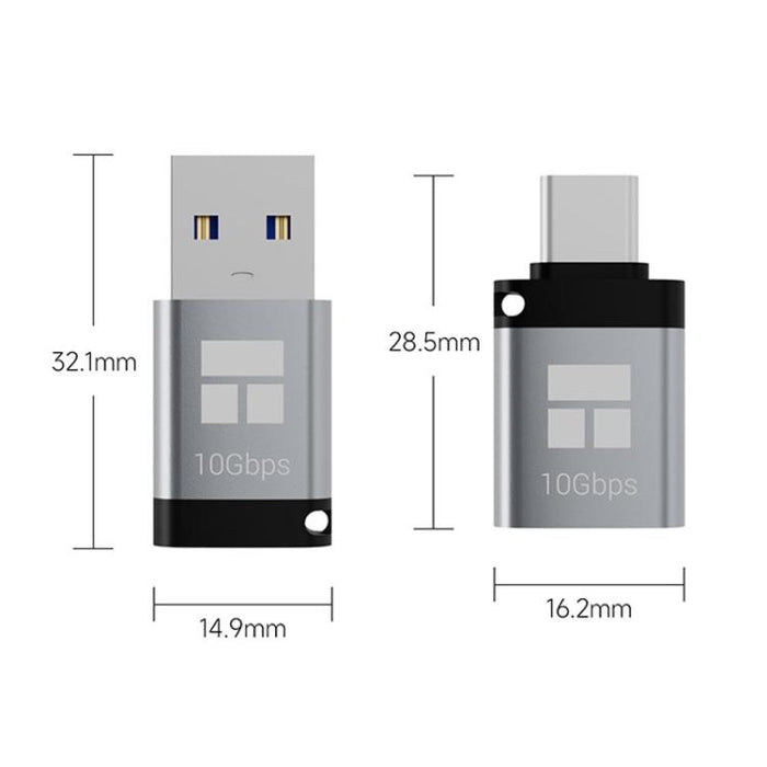 Adaptador de la serie THERMALRIGHT DCA02, USB-A to Type-C Adapter, Type-C to USB-A Adapter