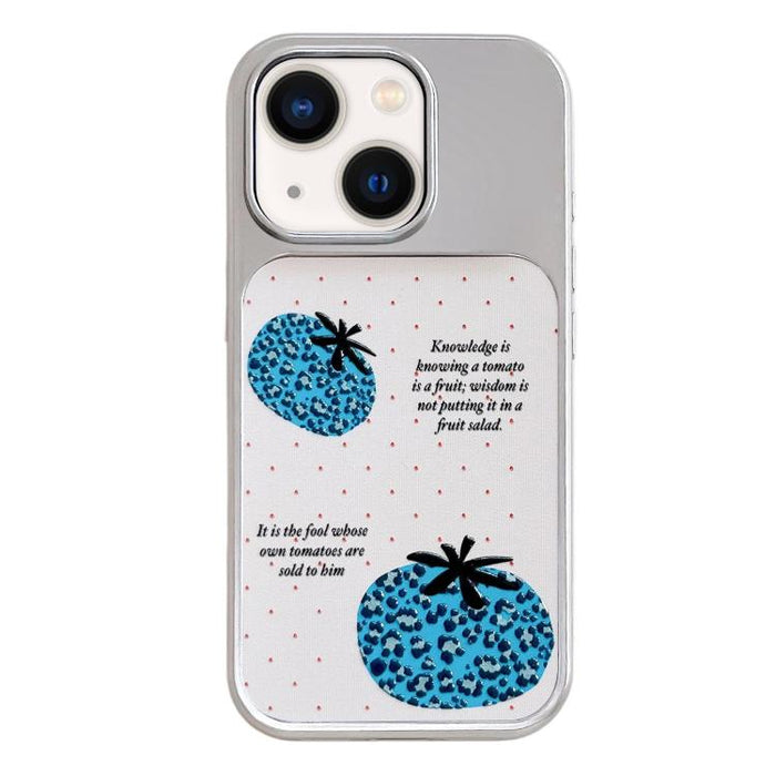 Funda para teléfono con marco plateado galvanizado y relieve brillante, For iPhone 16, For iPhone 15 Pro Max, For iPhone 15 Pro, For iPhone 15, For iPhone 13 / 14