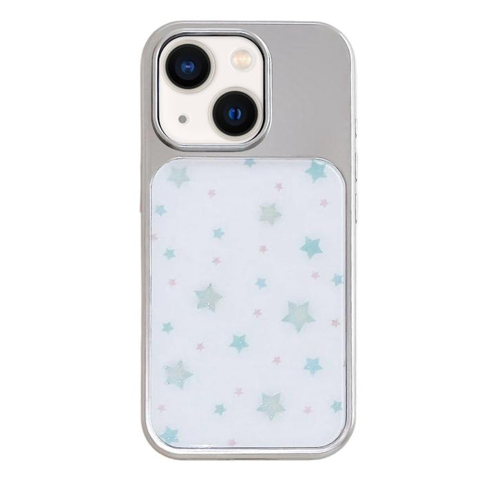 Funda para teléfono con marco plateado galvanizado y relieve brillante, For iPhone 16, For iPhone 15 Pro Max, For iPhone 15 Pro, For iPhone 15, For iPhone 13 / 14