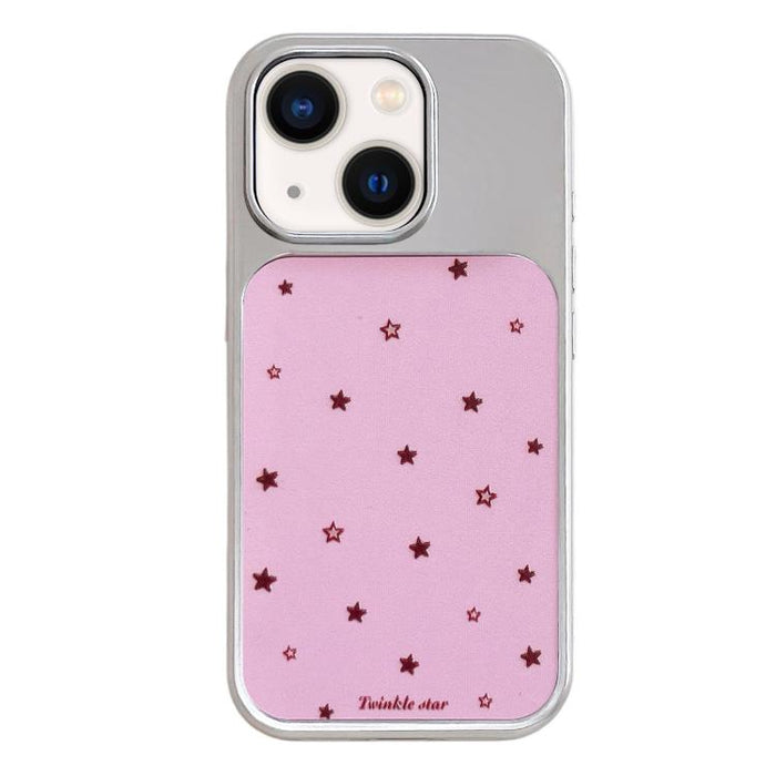 Funda para teléfono con marco plateado galvanizado y relieve brillante, For iPhone 16, For iPhone 15 Pro Max, For iPhone 15 Pro, For iPhone 15, For iPhone 13 / 14