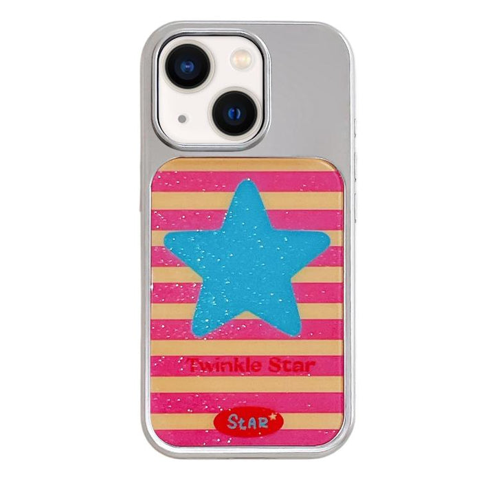 Funda para teléfono con marco plateado galvanizado y relieve brillante, For iPhone 16, For iPhone 15 Pro Max, For iPhone 15 Pro, For iPhone 15, For iPhone 13 / 14
