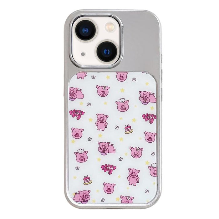 Funda para teléfono con marco plateado galvanizado y relieve brillante, For iPhone 16, For iPhone 15 Pro Max, For iPhone 15 Pro, For iPhone 15, For iPhone 13 / 14