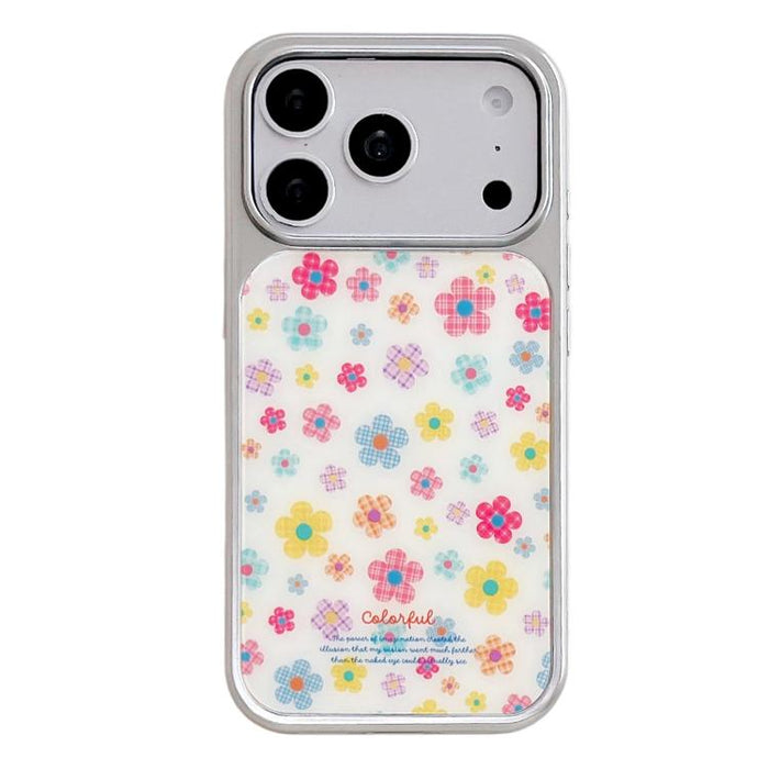 Funda para teléfono con marco plateado galvanizado y relieve brillante, For iPhone 17 Pro Max, For iPhone 17 Pro, For iPhone 17, For iPhone 16 Pro Max, For iPhone 16 Pro