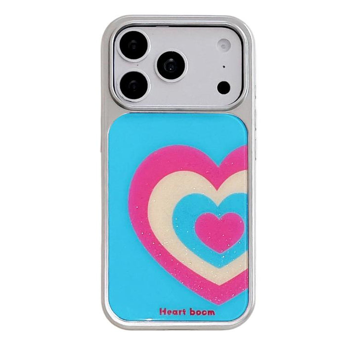 Funda para teléfono con marco plateado galvanizado y relieve brillante, For iPhone 17 Pro Max, For iPhone 17 Pro, For iPhone 17, For iPhone 16 Pro Max, For iPhone 16 Pro
