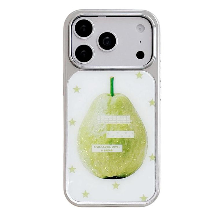 Funda para teléfono con marco plateado galvanizado y relieve brillante, For iPhone 17 Pro Max, For iPhone 17 Pro, For iPhone 17, For iPhone 16 Pro Max, For iPhone 16 Pro