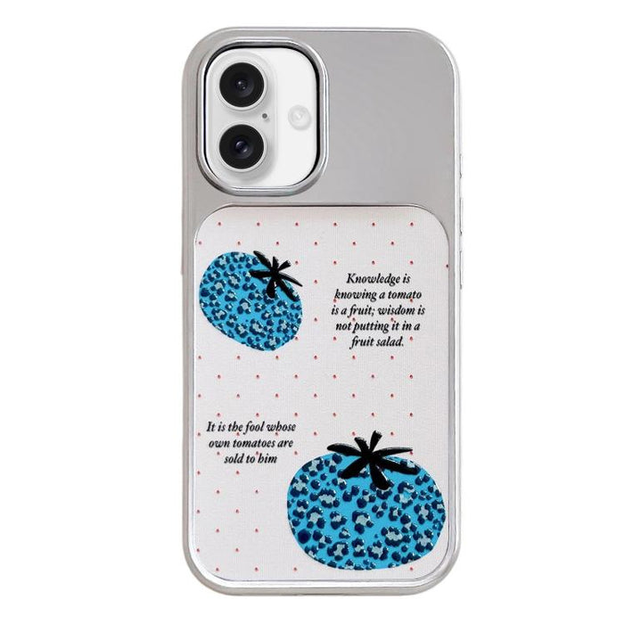 Funda para teléfono con marco plateado galvanizado y relieve brillante, For iPhone 17 Pro Max, For iPhone 17 Pro, For iPhone 17, For iPhone 16 Pro Max, For iPhone 16 Pro