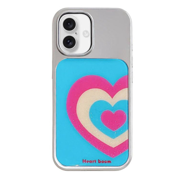 Funda para teléfono con marco plateado galvanizado y relieve brillante, For iPhone 17 Pro Max, For iPhone 17 Pro, For iPhone 17, For iPhone 16 Pro Max, For iPhone 16 Pro
