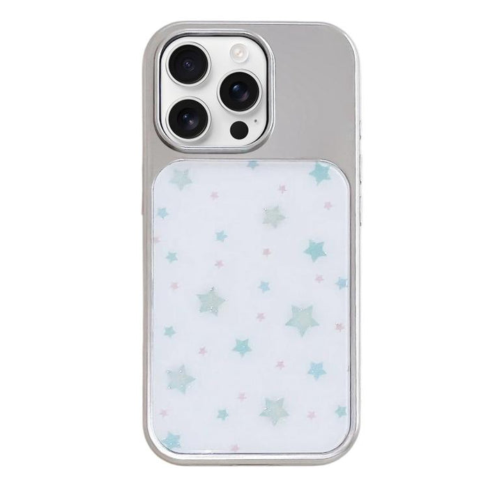 Funda para teléfono con marco plateado galvanizado y relieve brillante, For iPhone 17 Pro Max, For iPhone 17 Pro, For iPhone 17, For iPhone 16 Pro Max, For iPhone 16 Pro