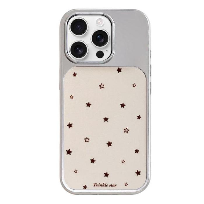 Funda para teléfono con marco plateado galvanizado y relieve brillante, For iPhone 17 Pro Max, For iPhone 17 Pro, For iPhone 17, For iPhone 16 Pro Max, For iPhone 16 Pro