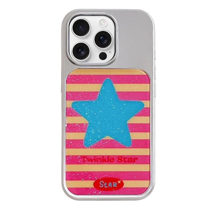 Funda para teléfono con marco plateado galvanizado y relieve brillante, For iPhone 17 Pro Max, For iPhone 17 Pro, For iPhone 17, For iPhone 16 Pro Max, For iPhone 16 Pro