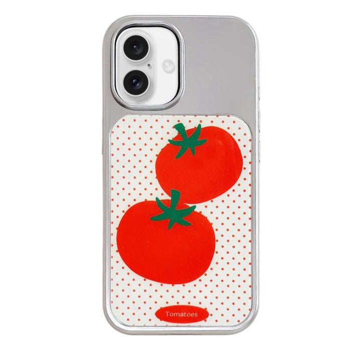 Funda para teléfono con marco plateado galvanizado y relieve brillante, For iPhone 16, For iPhone 15 Pro Max, For iPhone 15 Pro, For iPhone 15, For iPhone 13 / 14