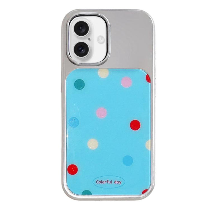 Funda para teléfono con marco plateado galvanizado y relieve brillante, For iPhone 16, For iPhone 15 Pro Max, For iPhone 15 Pro, For iPhone 15, For iPhone 13 / 14