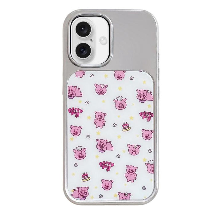 Funda para teléfono con marco plateado galvanizado y relieve brillante, For iPhone 16, For iPhone 15 Pro Max, For iPhone 15 Pro, For iPhone 15, For iPhone 13 / 14