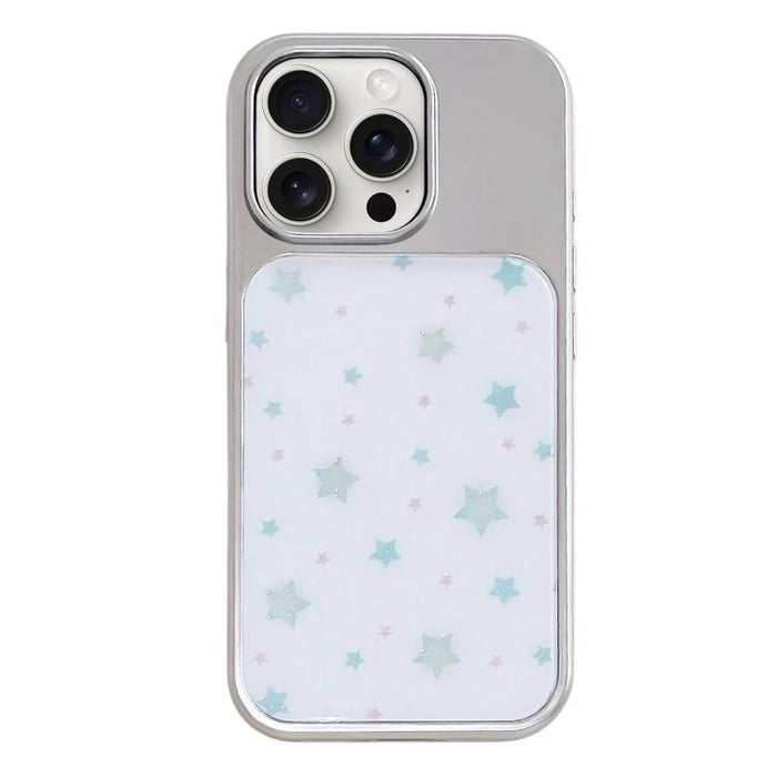 Funda para teléfono con marco plateado galvanizado y relieve brillante, For iPhone 16, For iPhone 15 Pro Max, For iPhone 15 Pro, For iPhone 15, For iPhone 13 / 14