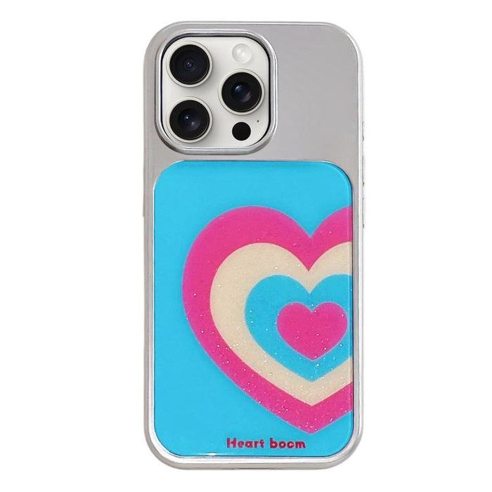 Funda para teléfono con marco plateado galvanizado y relieve brillante, For iPhone 16, For iPhone 15 Pro Max, For iPhone 15 Pro, For iPhone 15, For iPhone 13 / 14