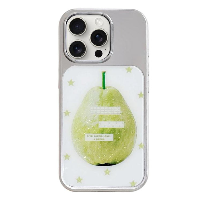 Funda para teléfono con marco plateado galvanizado y relieve brillante, For iPhone 16, For iPhone 15 Pro Max, For iPhone 15 Pro, For iPhone 15, For iPhone 13 / 14