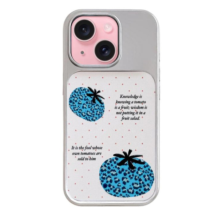 Funda para teléfono con marco plateado galvanizado y relieve brillante, For iPhone 16, For iPhone 15 Pro Max, For iPhone 15 Pro, For iPhone 15, For iPhone 13 / 14