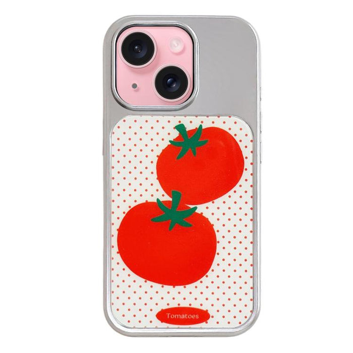 Funda para teléfono con marco plateado galvanizado y relieve brillante, For iPhone 16, For iPhone 15 Pro Max, For iPhone 15 Pro, For iPhone 15, For iPhone 13 / 14